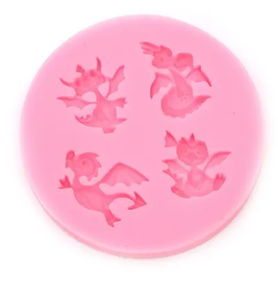 Mold de silicon (formă) Em Art - Dragoni, 80 x 10 mm