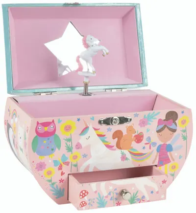 Cutie muzicala pentru bijuterii Floss & Rock - Zana curcubeului