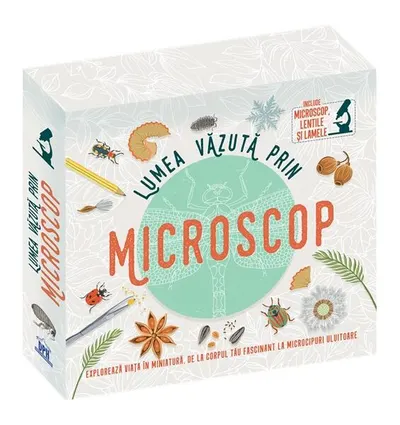 Lumea văzută prin microscop - Hardcover - Tom Jackson