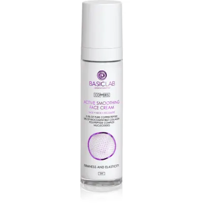 BasicLab Dermocosmetics Copperis crema de zi pentru netezire cu peptide 50 ml