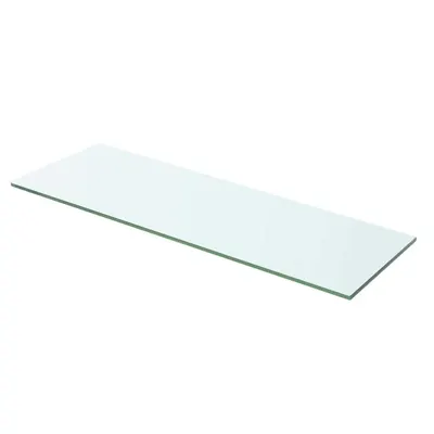 vidaXL Raft din sticlă transparentă, 60 x 15 cm