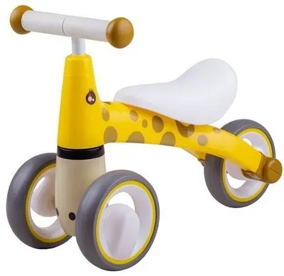 Bicicleta de balans Bigjigs - Diditrike, cu motive cu girafe