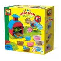 Ferma de jucarie cu sunete, forme de animale si plastilina