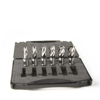 Set 6 carote 12mm 14mm 16mm 18mm 20mm 22mm, lungime 25mm + ax centrare Evolution
