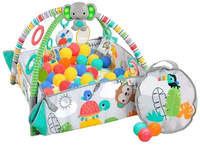 Saltea de activități pentru bebeluși pentru bebeluși 5 în 1 Bright Starts - Your Way Ball