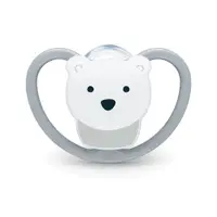 Suzeta NUK Perfect Match Air Silicon Cutie Depozitare Urs Polar 6-18 luni
