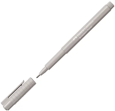 Liner Faber-Castell 1554 - Gri pastel, 0.8 mm
