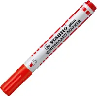 Marker pentru tablă albă Stabilo Plan – vârf rotund, roșu