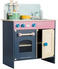 Bucatarie din lemn pentru copii Bigjigs - Scandi