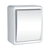 Intrerupator Simplu Aplicat Alb 1p44
