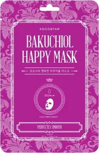 Kocostar Happy Mască de față cu folie, cu bakuchiol, 25 ml