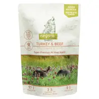 Hrana umeda, Pouch Isegrim Dog Junior Turkey & Beef, 410 g