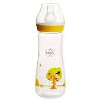 Biberon cu tetina Ursul pacalit de vulpe pentru +3 luni Baby, 250ml, Minut
