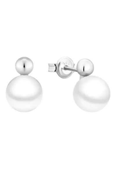 Cercei argint cu perle naturale - Bubble