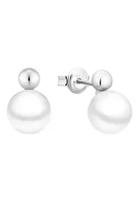 Cercei argint cu perle naturale - Bubble
