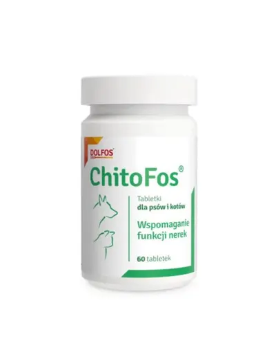DOLFOS ChitoFos 60 tabl. tablete sustinere functie renala caini si pisici