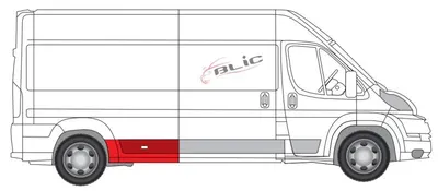 Kit reparatie aripa spate dreapta potrivit CITROEN JUMPER II; FIAT DUCATO; PEUGEOT BOXER 2014-2017 - (inainte de roata)