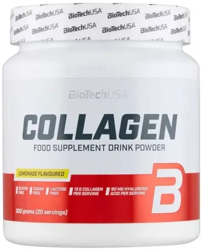 Collagen, limonadă, 300 g, BioTech USA