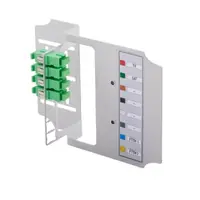 Apartment Termination Box - Metal Version - Suitable For 8 Sc/apc Adapters - White