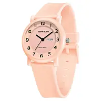Ceas Copii Sanda 3225 Rose - Design Fashion, Analog, Afișaj Dată, Rezistent la Apă 3ATM