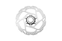 Rotor pentru frana pe disc Shimano SM-RT54-S, 160mm, cu piulita center lock (canal extern, negru), pentru placute resin