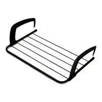 Uscător de rufe negru de agățat pe calorifer Addis 6 Bar Radiator Airer