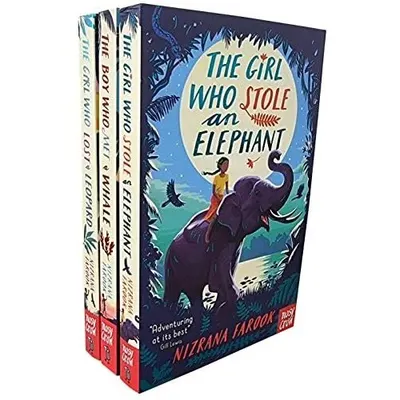 Nizrana Farook 3 Books Collection Set (the Girl Who Stole An Elephant, The Boy Who Met A Whale & The Girl Who Lost A Leopard)