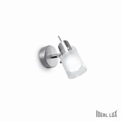 Aplica Elis 1 bec, dulie E14, L:80 mm, H:160 mm, Crom