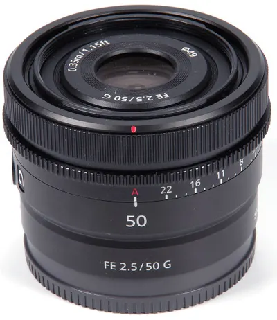 Obiectiv foto Sony - FE, 50mm, f/2.5 G