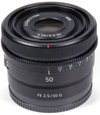 Obiectiv foto Sony - FE, 50mm, f/2.5 G