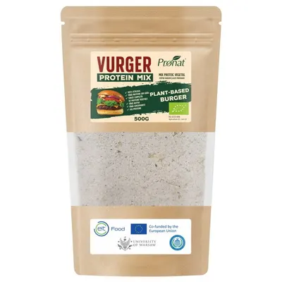 Mix Proteic Vegetal Ideal pentru Burgeri si Alte Preparate Vurger Protein Mix Ecologic/Bio 500g