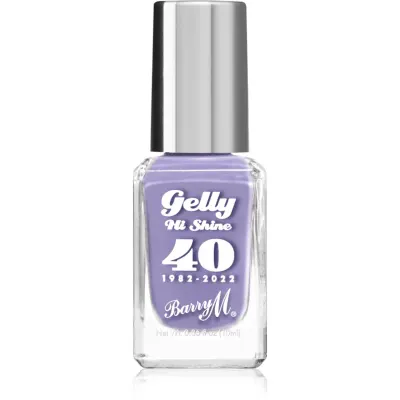 Barry M Gelly Hi Shine "40" 1982 - 2022 lac de unghii culoare Party Ring 10 ml