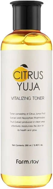 FarmStay Citrus Yuja Toner facial revitalizant, 280 ml