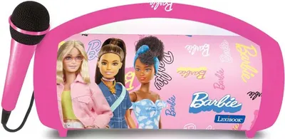 Mini boxa Lexibook - BTP585BBZ Boombox, TWS, Barbie