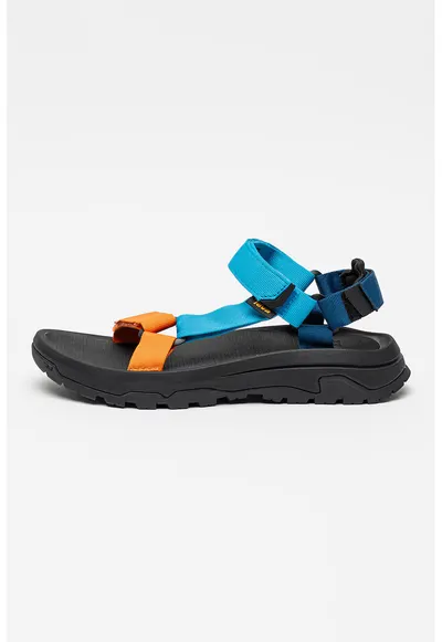 Sandale cu inchidere velcro Hurricane - Portocaliu neon/Albastru