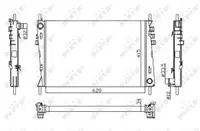 Radiator apa racire motor JAGUAR X-tip 2.0D-3.0 intre 2001-2009