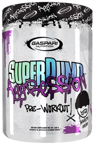SuperPump Aggression, struguri, 450 g, Gaspari Nutrition