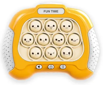 Jucărie pentru copii Raya Toys - reacții rapide, cu sunete și lumini, galbenă