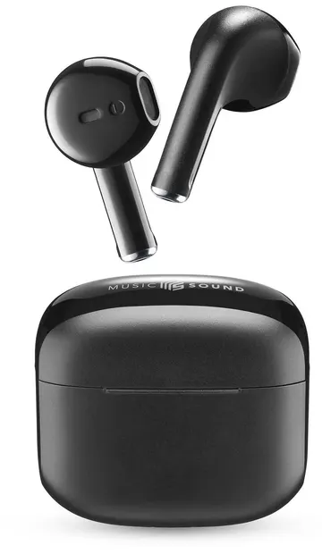 Căști wireless Cellularline - Music Sound Swag, TWS, negru