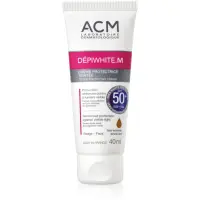 ACM Dépiwhite M crema protectoare cu efect de tonifiere SPF 50+ 40 ml