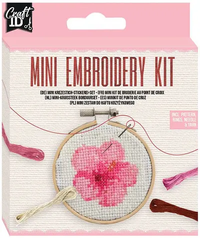 Kit de broderie creativă Grafix - Floare, 12.5 х 10 cm