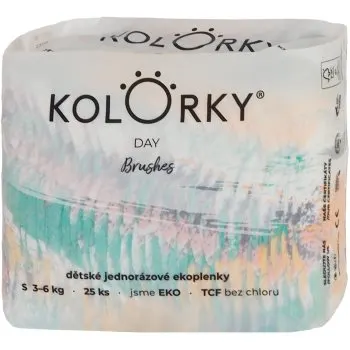 Kolorky Day Brushes scutece ECO de unică folosință