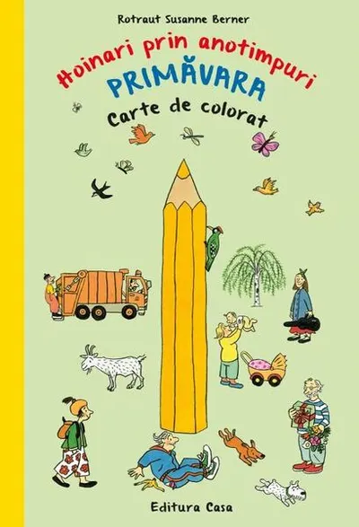 Carte de colorat - Hoinari prin anotimpuri. Primăvara - Paperback - Susanne Rotraut Berner