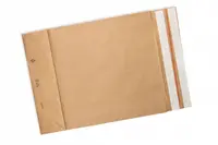 Plic burduf cu banda adeziva, maro, 500x400x100 mm