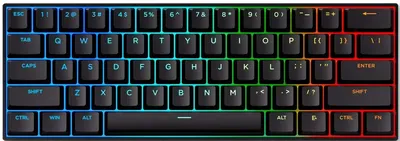 Tastatură mecanică MCHOSE - Ace 60 Pro ACE60-4A, comutator magnetic KTEK, RGB, neagră
