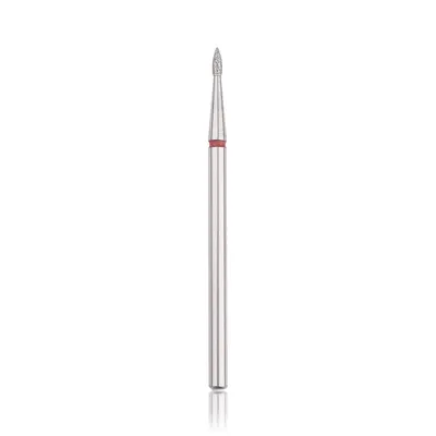 Capăt freza Diamant HEAD flacăra mică, roșu, L- 4,0 mm, Ø1,4 mm - HBD-274BL.016