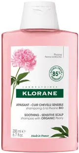 Klorane Peony Șampon calmant, 200 ml