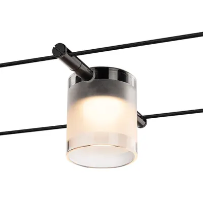 Iluminat decorativ pe sina, Melodii COMET LED, negru