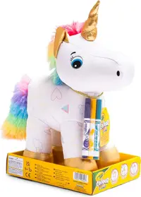 Jucărie de pluș pentru colorat Crayola Colour Me - Unicorn
