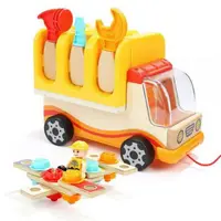 Jucarie 2 in 1 - camion si banc de lucru
